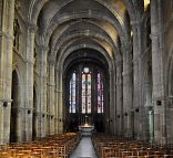 La nef de la basilique Saint-Maurice à Épinal