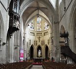 Vue intérieure de l'église Notre-Dame-des-Marais à la Ferté-Bernard