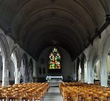 La nef de l'église Saint-Hélier à Rennes