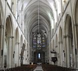 La nef de l'église Notre-Dame à Villeneuve-sur-Yonne