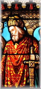 Charlemagne dsigne les premires pierres de la chapelle