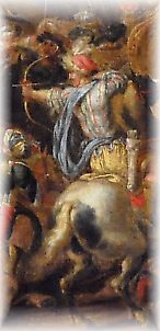 Bataille de Saint-Jacques contre les Arabes par Adam Franois Van der  Meulen, dtail