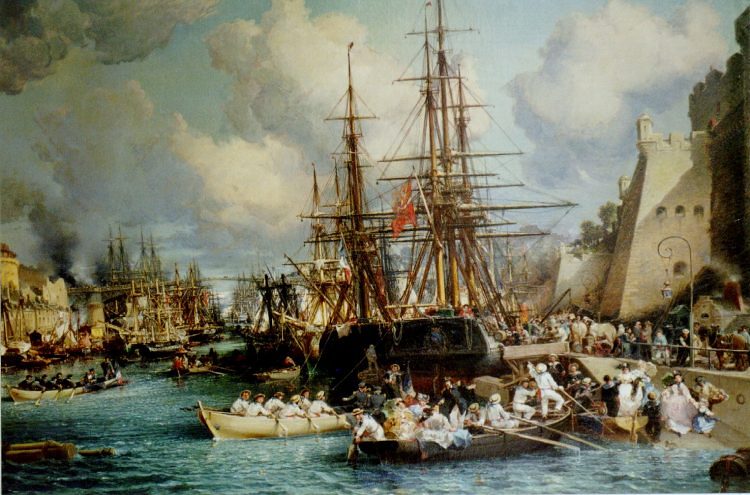 «Le port de Brest» de Jules Noël