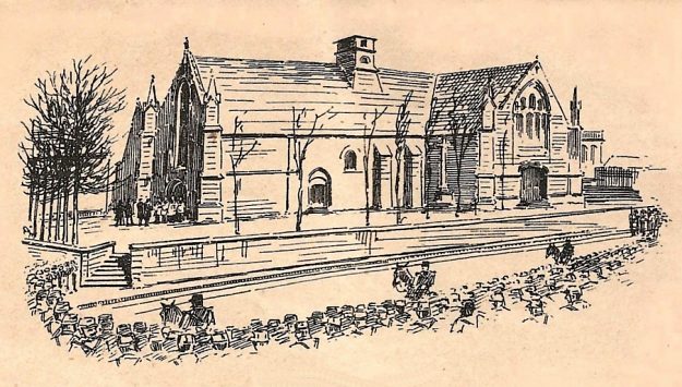 L'église Saint-Hélier le 16 février 1906 pendant les inventaires : barrage et protestation