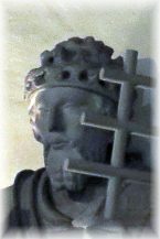 Saint Corneille, statue du XVIe sicle, dtail