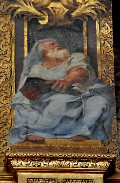 Le prophte Isaïe par Antoine Coypel, huile sur enduit  (1708-1710)