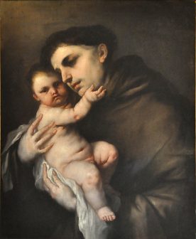 «Saint Antoine de l'Enfant Jésus», copie du tableau de Ribera