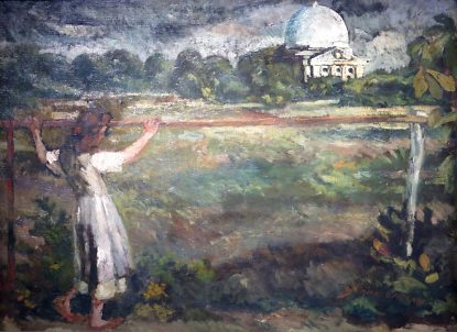 Antoine Bourdelle (1861-1929) : «Jour d'Automne (vue de l'Observatoire)», 1910, Huile sur toile