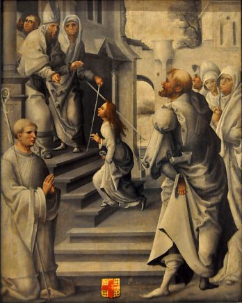 Attribué à Noël Bellemare (vers 1490-1546) : «La  Présentation de la Vierge au temple»