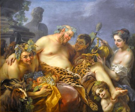 Carle Van Loo (1705-1765) : «L'Ivresse de Silène»