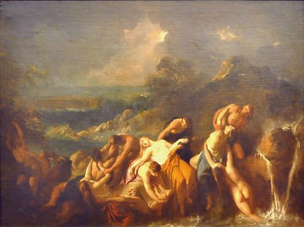 Attribué à Jean-François de Troy (1679-1752) : «Le Déluge  universel»