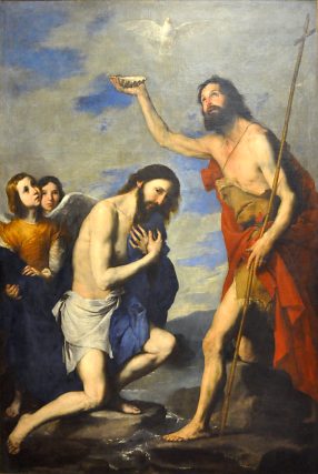 Jusepe de Ribera (1591-1653) : «Le Baptême du Christ»