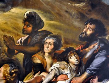 Pierre–Paul Rubens (1577–1640) : «La Transfiguration», détail