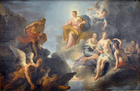 Samuel Massé (1672-1753) : «Junon ordonne à Éole  de détruire la flotte d'Énée»