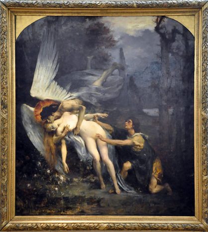 Henri–Léopold Lévy (1840–1904) : «Jeune fille et la Mort»