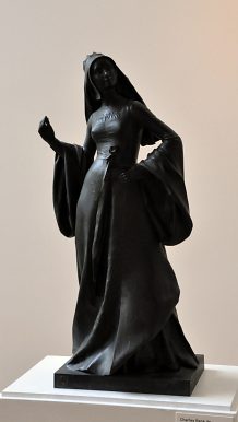 Charles René de Saint-Marceaux (1845-1915) : «Dame de  pique»