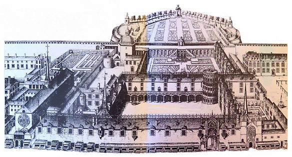 Le palais ducal au temps de Charles IV (gravure de Deruet)