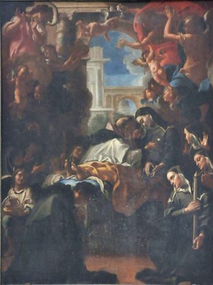 Mort d'une religieuse carmlite, XVIIIe sicle