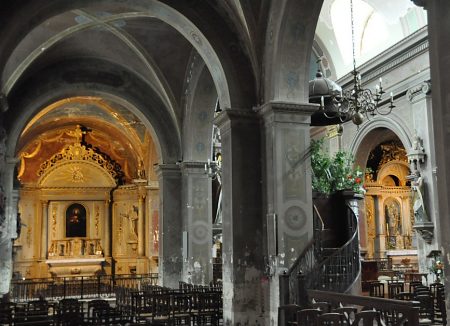 Le bas-ct gauche et la chapelle absidiale du Sacré Cœur