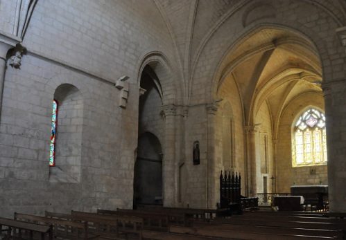 La nef romane du XIIe siècle