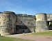Les remparts du château ducal de Caen