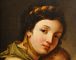 «Mère à l'enfant» att. à Jean-Baptiste Greuze ou à sa fille (détail)