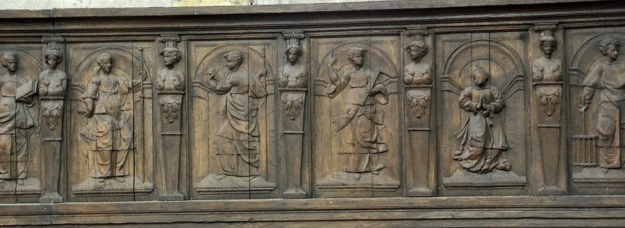Panneaux sculpté du XVIe siècle (ancienne clôture du choeur)