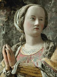 Sainte Marguerite dans le retable de Sainte-Marthe