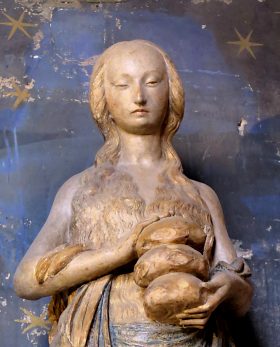 Sainte Marie l'Égyptienne (fin XVe–début XVIe siècle), détail