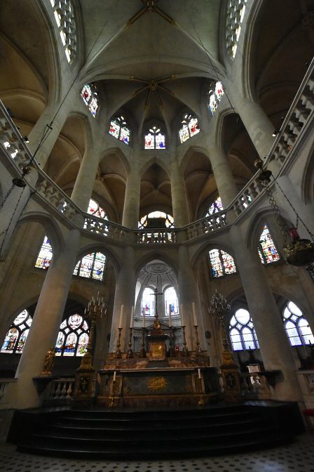 Le chœur et l'élévation de l'abside