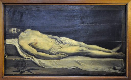 «Le Christ mort», tableau anonyme