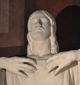 La statue du Sacré-Cœur, partiel (1936)
