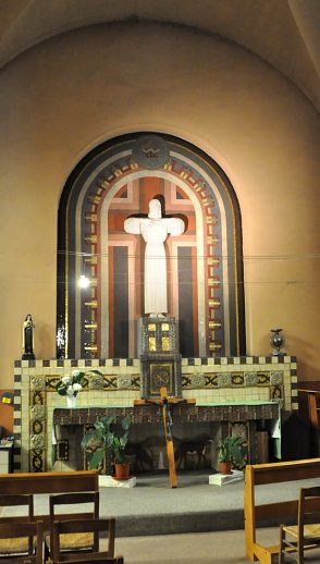 L'autel de la chapelle du Sacré-Cœur