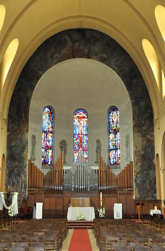Le chœur de Saint–Gabriel et son arc triomphal