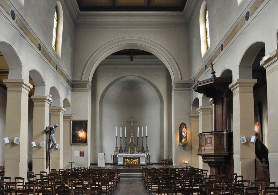 Vue d'ensemble de l'église Notre-Dame-de-la-Nativité-de-Bercy