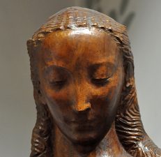 «La Vierge aux fleurs» de Georges Serraž, détail