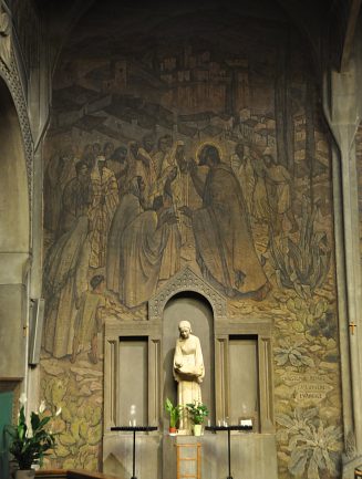 Sainte Françoise et la peinture de Jac Martin-Ferrières