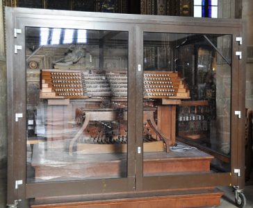 L'orgue de tribune, la console de commande