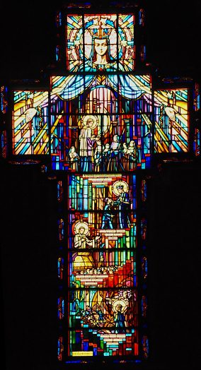 Vitrail du transept gauche par Antoine Bessac