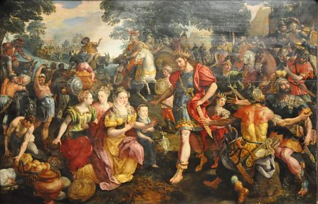 «David et Abigal» de Maertens de Vos (1532-1603).