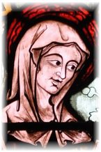 Sainte Marguerite (vitrail du XIIIe siècle)