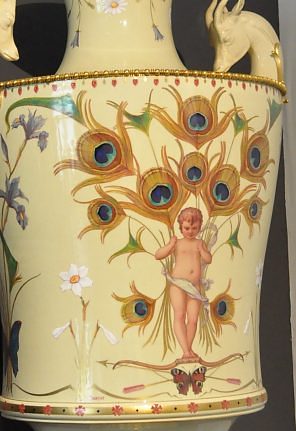 Vase cylindroïde Nicolle , forme de Joseph Nicolle, détail