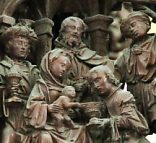 La Nativité dans les stalles du chœur (XVe siècle)