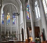 La nef de l'église Notre-Dame des Victoires