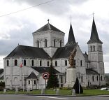 Le chevet de l'église Saint-Martin à Barentin
