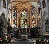 Le chœur de l'église Saint-Martin à Baume-les-Dames