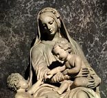 Groupe sculpté de la Vierge par  Jean-Baptiste Clésinger, 1843