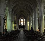 La nef de l'glise Sainte-Eulalie  Bordeaux