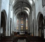 La nef de l'�glise Saint-Jacques � Cosne-Cours-sur-Loire