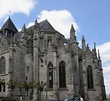 Le chevet gothique de l'église Saint-Malo
